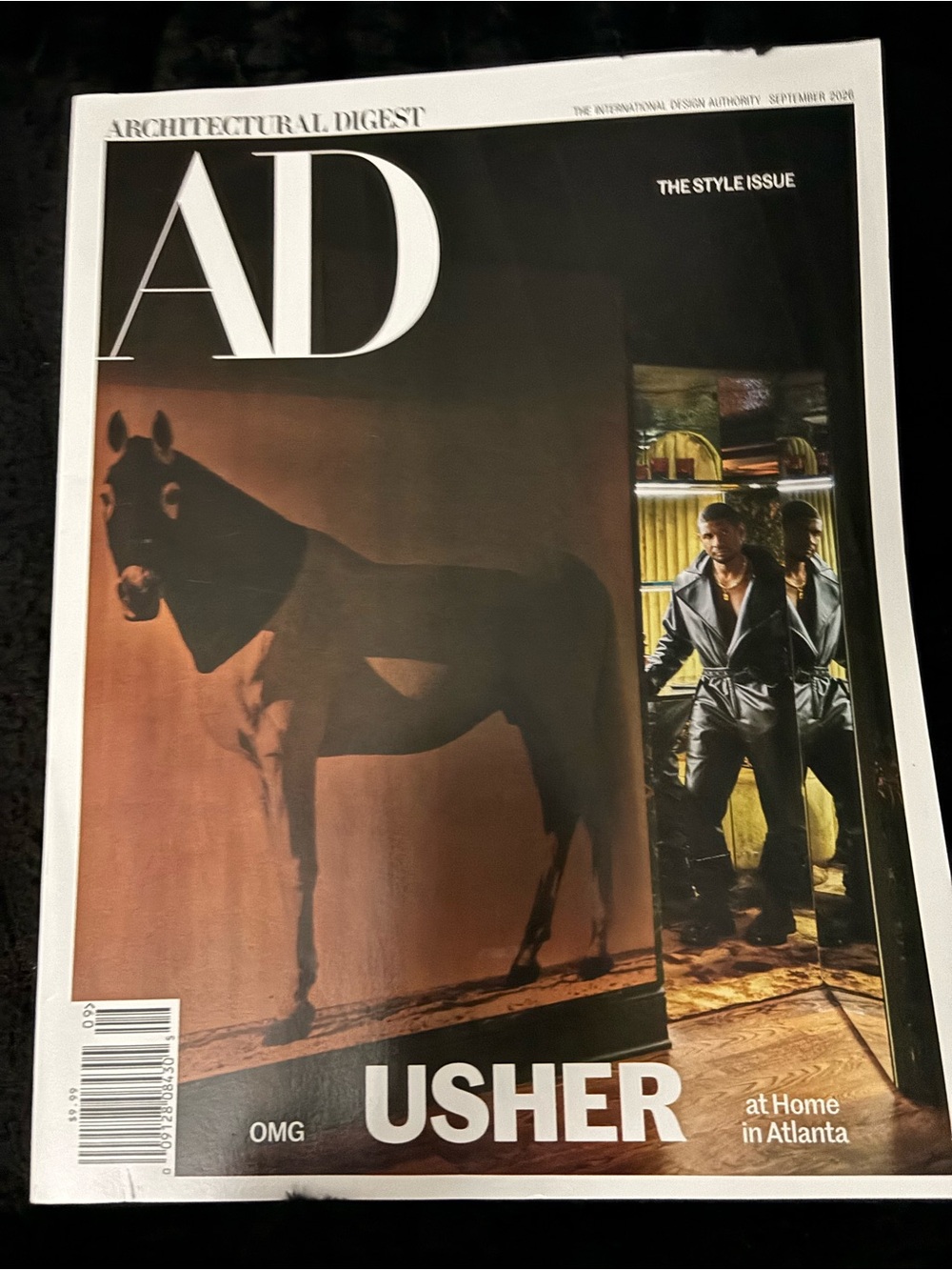 Architectural Digest 2026- Usher Cover
